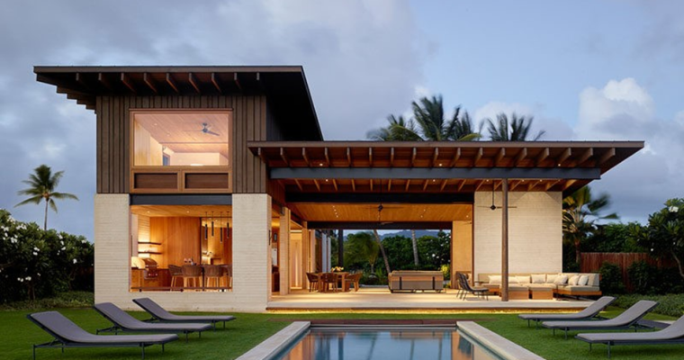 Modern Beach House in Hawaii